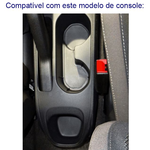 Apoio de Braço Descanso Encosto Suporte Console Central Acessórios Chevrolet Gm Onix 2012 2013 2014 2015 2016 2017 2018 2019 Artefactum Porta Objetos Porta Canetas Articulado Courvin